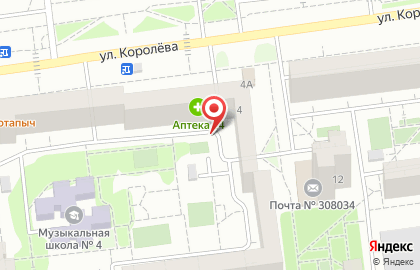 ЗАО Банкомат, Банк Русский Стандарт на улице Королёва на карте