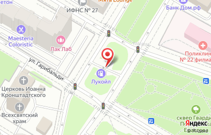 Автомойка Лукойл на Новочерёмушкинской улице на карте