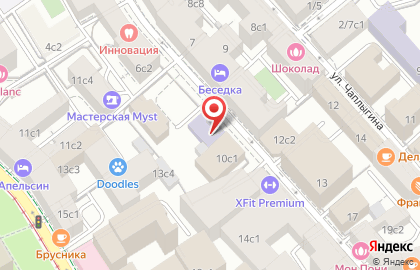 Танцевальная студия AT на улице Жуковского на карте