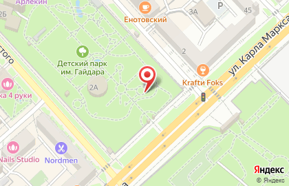 MC Hot Dog на улице Льва Толстого на карте