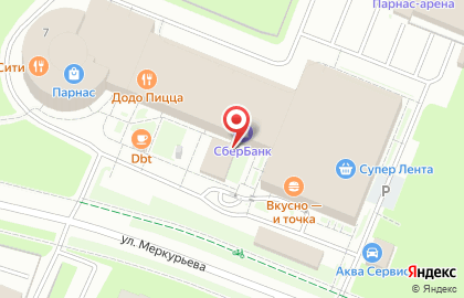 Банкомат СберБанк в Санкт-Петербурге на карте