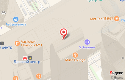 Soho на Пресненской набережной на карте