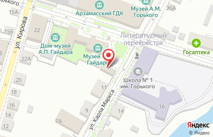 Багетная мастерская в Нижнем Новгороде на карте