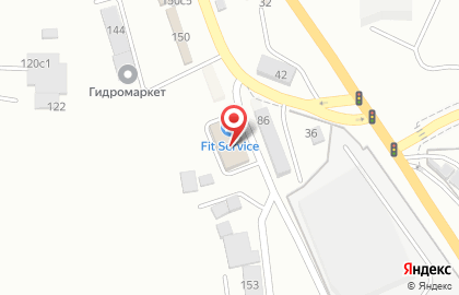 Автосервис FIT SERVICE на Выселковой улице во Владивостоке на карте