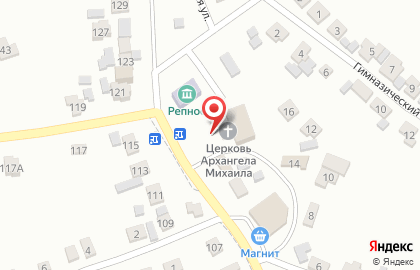 Храм в честь Михаила Архангела на карте