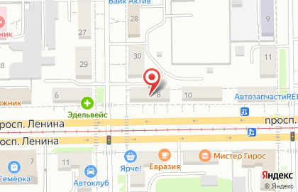Магазин товаров для здоровья и красоты ЭкоМедика на проспекте Ленина на карте