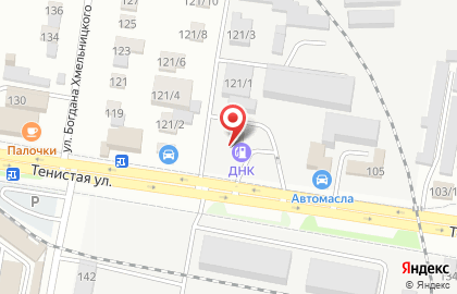 АЗС ДНК на Тенистой улице на карте