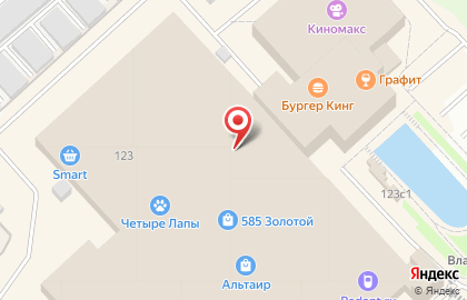 Магазин косметики и парфюмерии Л`Этуаль на Ленинградском проспекте на карте