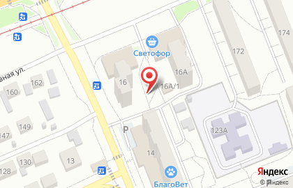 Продуктовый магазин в Красноярске на карте