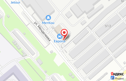 Торгово-сервисная компания Техстройконтракт на улице Менделеева на карте