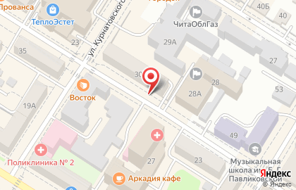 1C на улице Чайковского на карте
