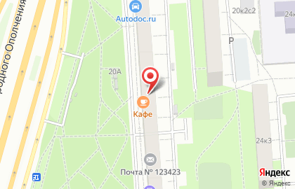 Магазин разливного пива Лит.Ра на улице Народного Ополчения на карте