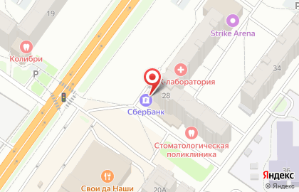 СберБанк в Костроме на карте