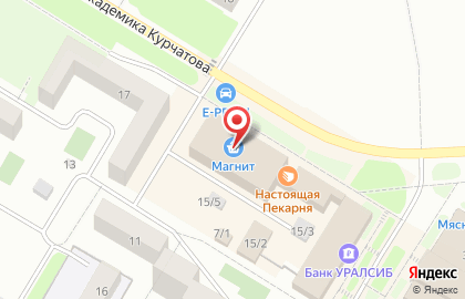 Магазин бытовой химии и косметики Магнит Косметик на улице Академика Курчатова на карте