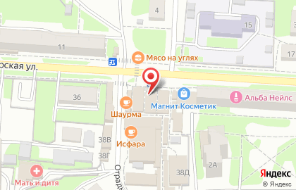 Телекоммуникационная компания МТС в Советском районе на карте
