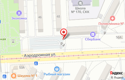 Автостоянка в Самаре на карте