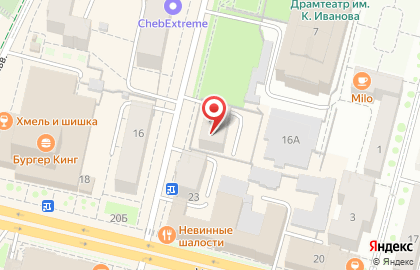 EХ на улице Ленинградской на карте