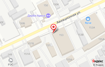 Еврохимчистка-прачечная Новинка на Авиационной улице на карте