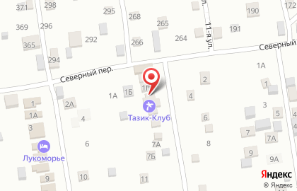 Баня Тазик на карте