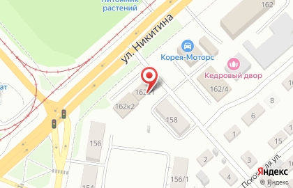 Оптово-розничная компания Neste Oil на улице Никитина, 162 к 1 на карте