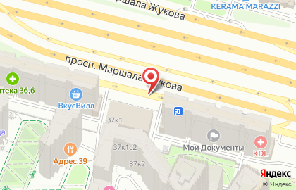Студия дизайна Village-design на проспекте Маршала Жукова на карте