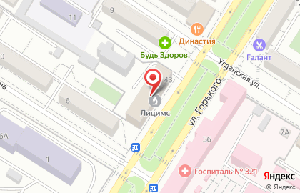 Юридическая компания TEMIS на улице Горького на карте