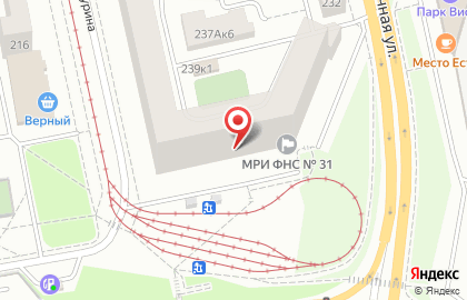 Терминал УБРиР на улице Мичурина на карте