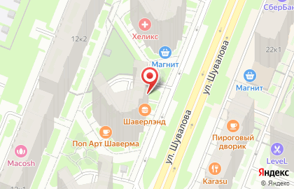 Кафе Еврик в Санкт-Петербурге на карте
