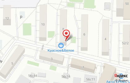 Магазин Красное & Белое на Симферопольском проезде на карте