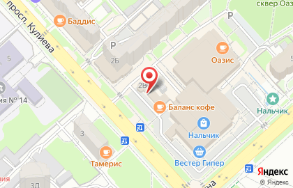 Кафе Gyros в Нальчике на карте