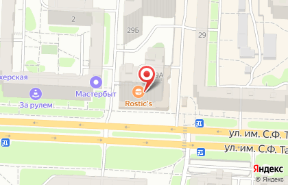 Блинная быстрого обслуживания БлинБери в Ленинском районе на карте