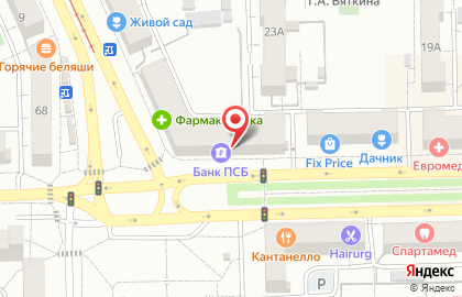 Банкомат Промсвязьбанк на проспекте Мира, 66 на карте