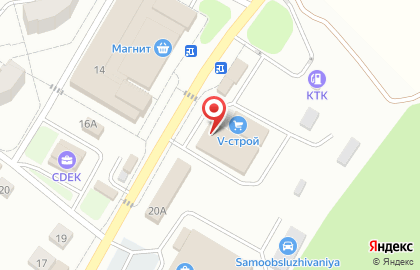 Автостоянка в Калуге на карте