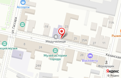 Магазин От А до Я на Казанской улице на карте