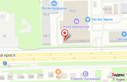 Торгово-консультационный центр Hartmann на Комсомольском проспекте на карте