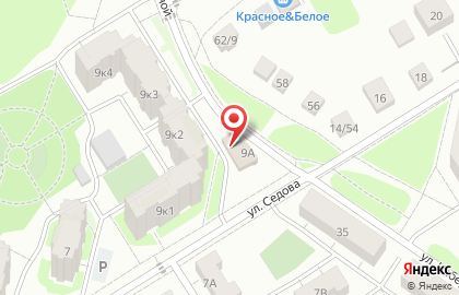 Служба доставки еды Честные суши на карте