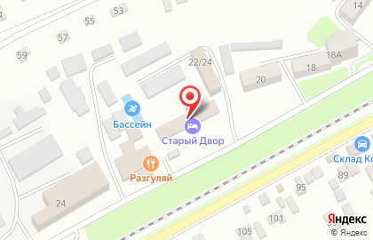 Сауна Старый Двор на карте