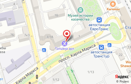 Парикмахерская Ассоль в Ставрополе на карте