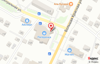 Ателье по пошиву штор и срочному ремонту одежды Делюкс на Большой Красной улице на карте