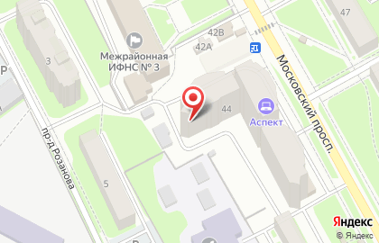Компания по продаже центральных встроенных пылесосов СтройДим на Московском проспекте на карте