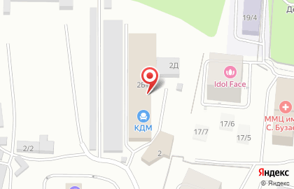 Торговая компания КДМ в Октябрьском районе на карте
