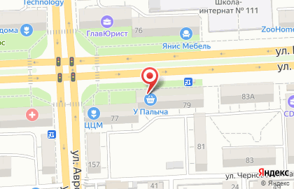 Фирменный магазин У Палыча в Советском районе на карте