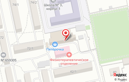 Мясной магазин Деликатес в Барнауле на карте