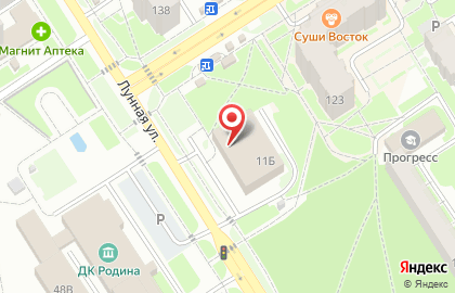 Микрофинансовая организация Займём на Лунной улице на карте