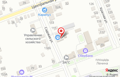 Страховая компания Росгосстрах на Садовой улице на карте