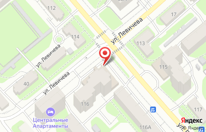 Супермаркет Магнит на улице Герцена на карте