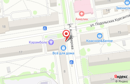 Продуктовый магазин Фермерский на улице Анциферова на карте