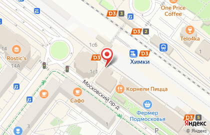 Магазин овощей и фруктов в Москве на карте