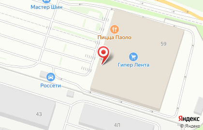 Гипермаркет Лента на Пискарёвском проспекте на карте