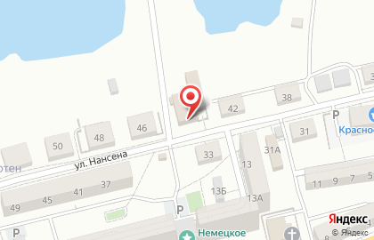 Супермаркет в Калининграде на карте